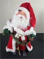 Annalee 20" Santa Claus Doll Hat Garland Pine