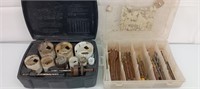Hole saw kit and misc. Drill bits