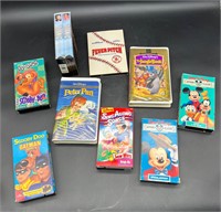 DISNEY, TITANIC VHS TAPES & 1 DVD