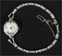 Bulova 14K Gold & Diamond Lady's Wristwatch
