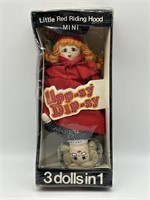 Upp-sy Dip-sy Little Red Riding Hood 3-1 Dolls NIB