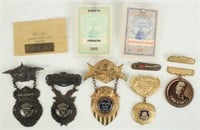 (7) US Political Badges, 1904-1916 RNC, Etc.