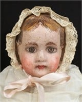 Rare Alabama Ella Smith Oil Painted Doll