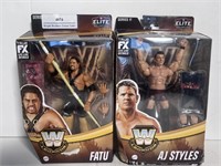 WWE Elite Collection FATU and AJ STYLES