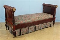 American Classical Mahogany Day Bed C. 1835