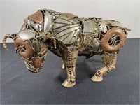 Steampunk Bull Sculpture