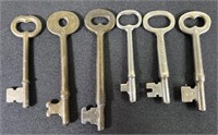 Metal Skeleton Keys (6)