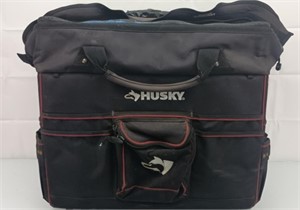 Husky rolling tool bag water resistant 24"x22"x12