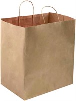 200ct 14x10x15.75 Kraft Paper Bags