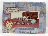 Raggedy Ann & Andy China Tea Set NIB
