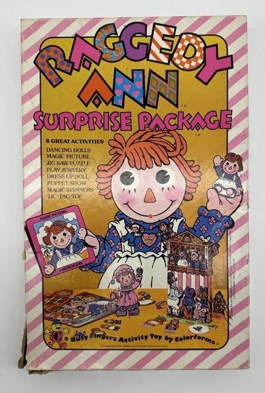 Raggedy Ann Surprise Package Activity Toy