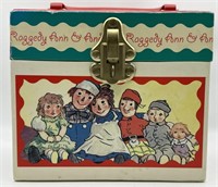 Raggedy Ann & Andy Paper Train Case Box