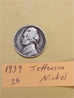 1939 JEFFERSON NICKEL