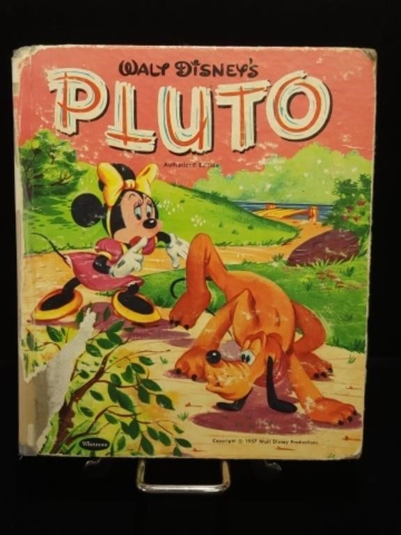 1957 WALT DISNEY PLUTO CHILDS BOOK