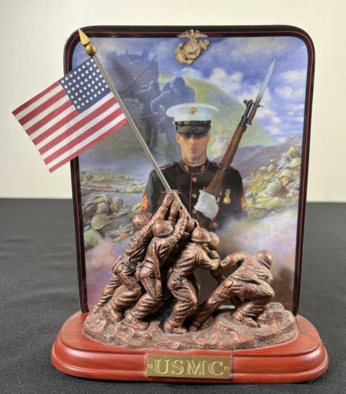 USMC Iwo Jima Plate by Jim Griffin