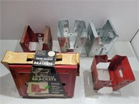 (5) Assorted Saw Horse Brackets