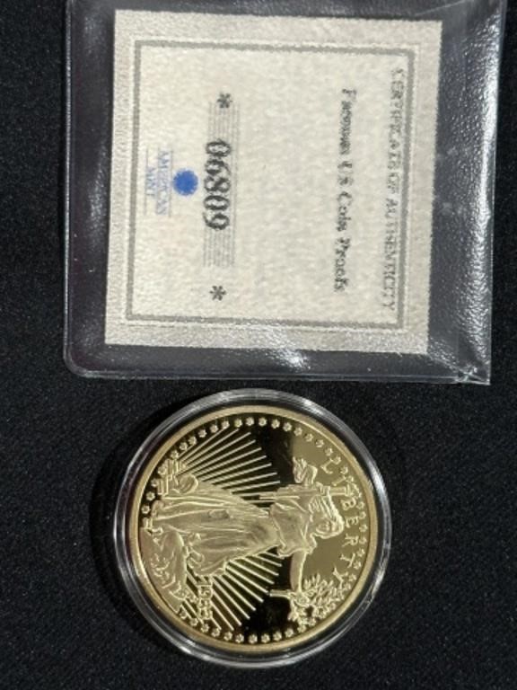 1933 GOLD DOUBLE EAGLE PROOF, AMERICAN MINT
