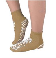 Terries 360 Imprint XL Adult Tan Slipper Socks 48
