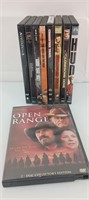 9 classic westerns DVDs