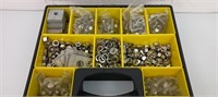 Lot of stainless nuts, washers and bolts