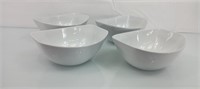 4 porcelain 8" oven safe bowls