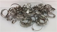 Stainless hose clamp lot various sizes