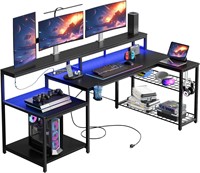 Bestier Gaming Desk  71.5 inch  Carbon Black