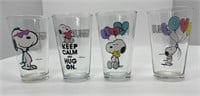Peanuts Snoopy 2019 Drinking Glasses (4)