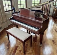 Fischer Baby Grand Piano w/ Player Conversion