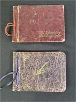 1939 & 41 Autograph Books w/ Notes (2)