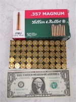 Box of Sellier & Bellot 357 Magnum 50 Rounds