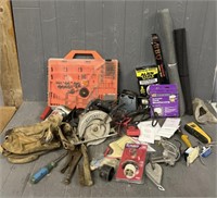 Large Box Of Misc Tools
