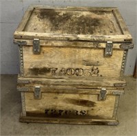 (2) Vintage Tool Chests