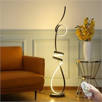 60W LED Floor Lamp  63in  3-Color Temp