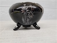 LE Smith Black Glass Bowl