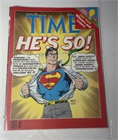 Time Maazine 1988 Superman 50th Birthday