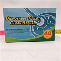 Disposable Toilet Clean Refills, New