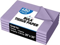 480 Sheets Lavender Tissue 20x30 10lb
