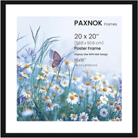 PAXNOK 20x20 Frame - 16x16 Mat  Black