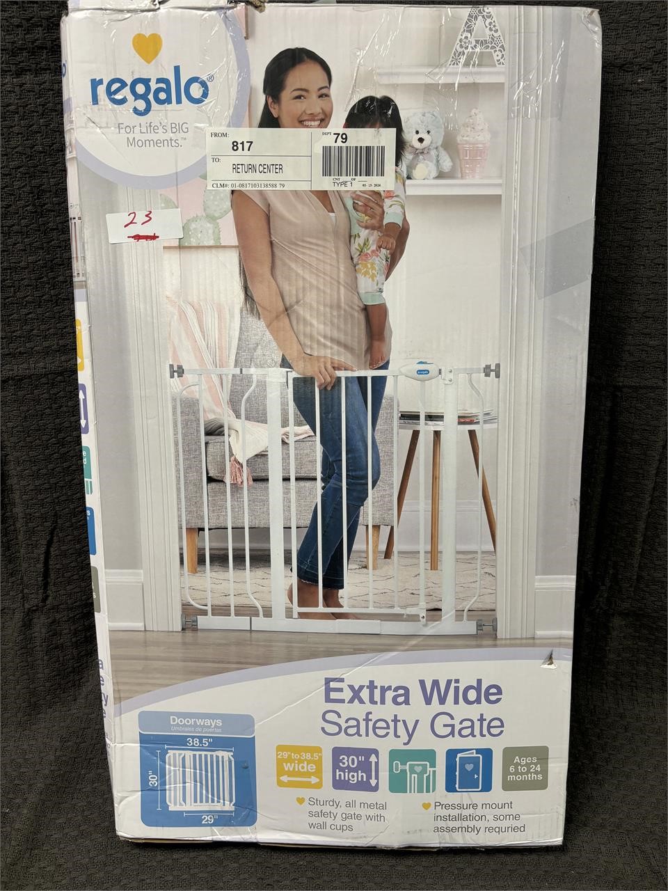 Regalo Safety Gate extra wide