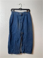 Vintage 80s Denim Skirt