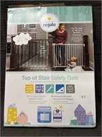 regal top of stair safety gate