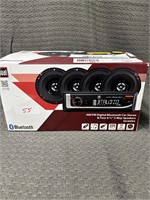 car stereo and 6 1/2 in 2 way speakers dual