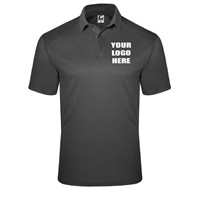 Custom Graphite Performance Polo Shirt