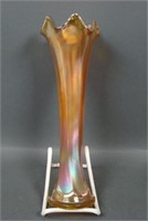 Fenton Marigold/ Vaseline Panels Vase