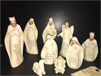 GORGEOUS NATIVITY WITH SCRIPTURES ENGRAVED