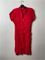 Vintage 80s Red Dress