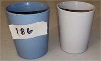 2 Set of vintage tupperware plastic cups tumblers