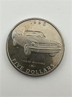 1996 Five Dollar 1964 1/2 Mustang Coin