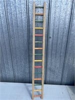 Wooden ladder for birds or small animals.  36”